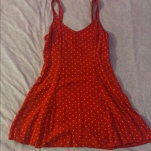 Garage Red Polka Dot Women's Mini Dress